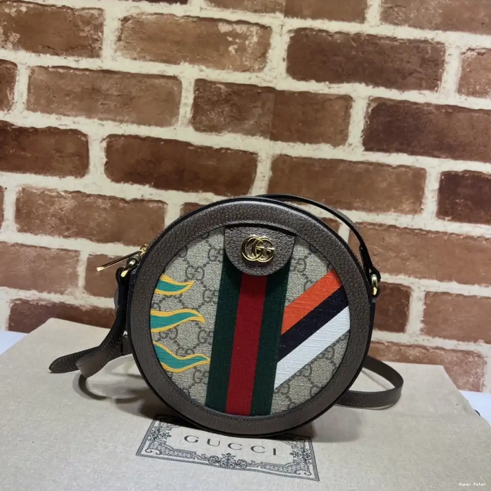 G Round GUCCI shoulder bag with Double 0617